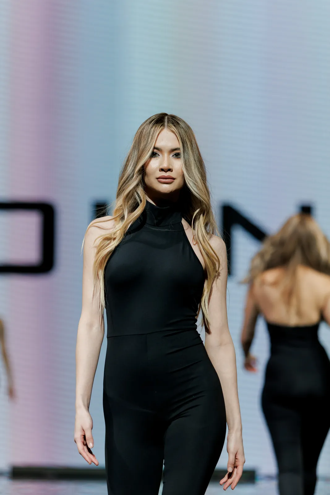 Modelo en pasarela
